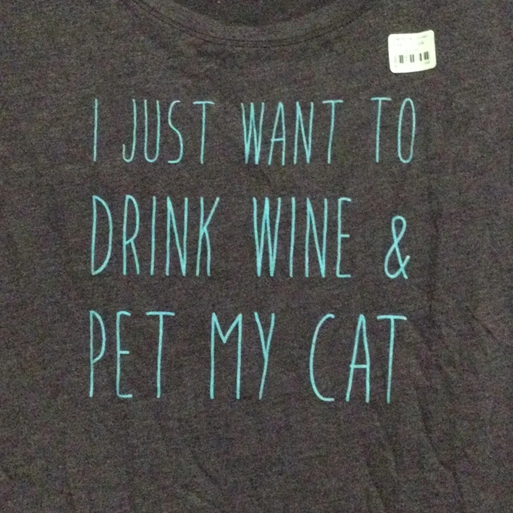 Next Level Apparel Cat-Themed Casual Tee - Picture 2 of 7